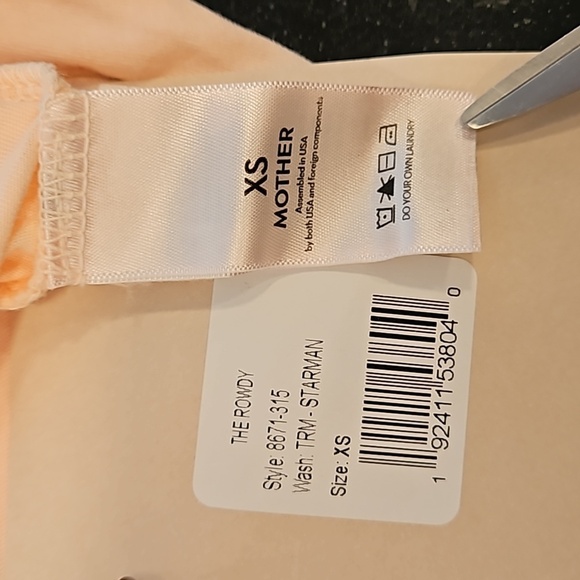 💕BOWIE x MOTHER💕 The Rowdy Glitter Graphic Tee ~ Starman Small XS NWT - Picture 16 of 16